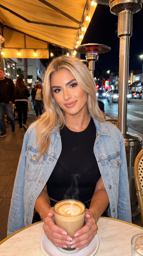 Me at a coffee shop in Amsterdam